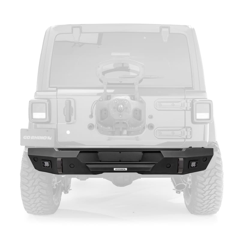 Go Rhino — Trailline Rear Stubby Bumper for Jeep Wrangler JL