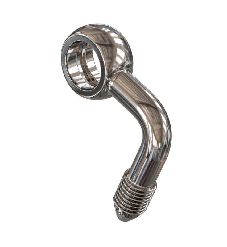 Goodridge — Goodridge 90 Deg Side Banjo Adaptor for 3/8 or M10 Bolt
