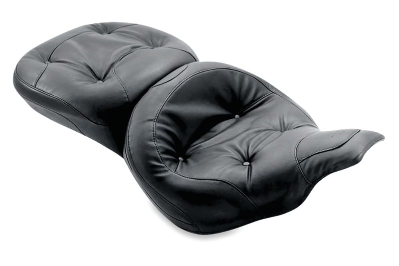 Mustang Motorcycle — Mustang 97-07 Harley Electra Glide & Road Glide Wide Touring 1PC Seat Regal - Black