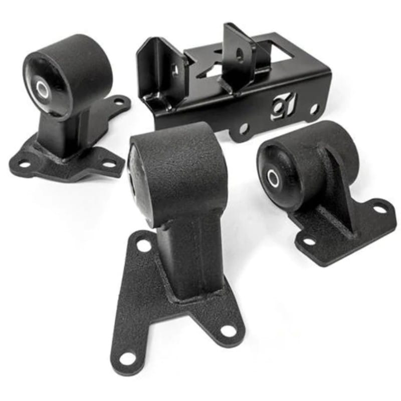 Innovative Mounts — Innovative 94-01 Integra H-Series Black Steel Mounts 95A Bushings