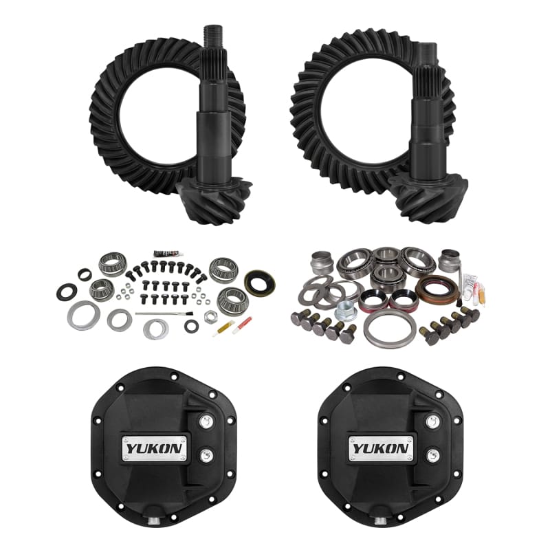 Yukon Gear & Axle — Yukon Stage 2 Re-Gear Kit upgrades front and rear diffs, incl diff covers
Yukon Stage 2 Re-Gear Kit upgrades front and rear diffs; incl diff covers