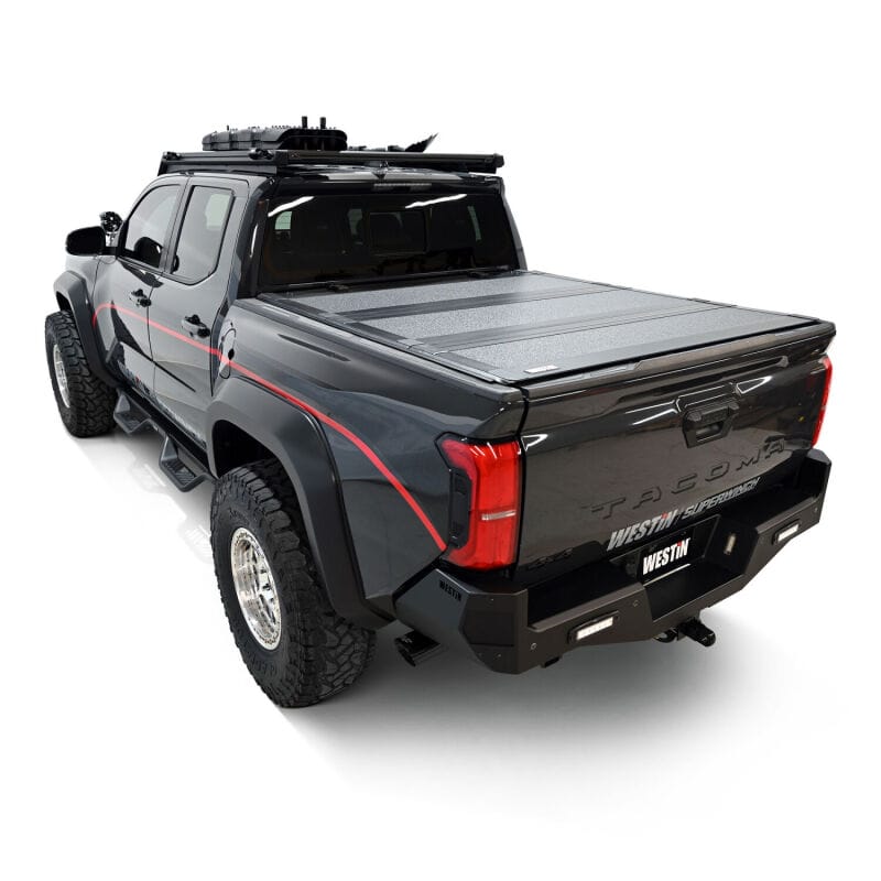 Westin — Westin 24-26 Toyota Tacoma 2WD/4WD 5ft. Bed Hard Tri-Fold Tonneau Cover - Black
HT-F Tonneau Cover