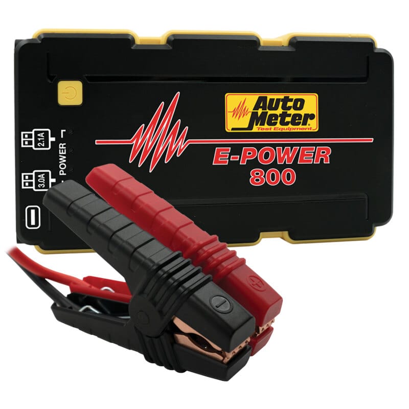 AutoMeter — JUMP STARTER, EMERGENCY BATTERY PACK, 12V, 800A PEAK, 1800 mAh
