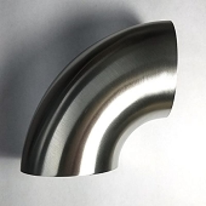 Stainless Bros — Stainless Bros 2.25in SS304 90 Degree Elbow 1D / 2.25in CLR  - 16GA / .065in - No Leg Mandrel Bend