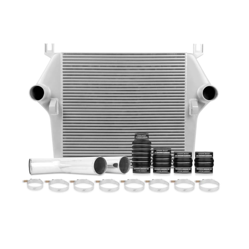 Mishimoto — Mishimoto 07.5-09 Dodge 6.7L Cummins Intercooler Kit w/ Pipes (Silver)