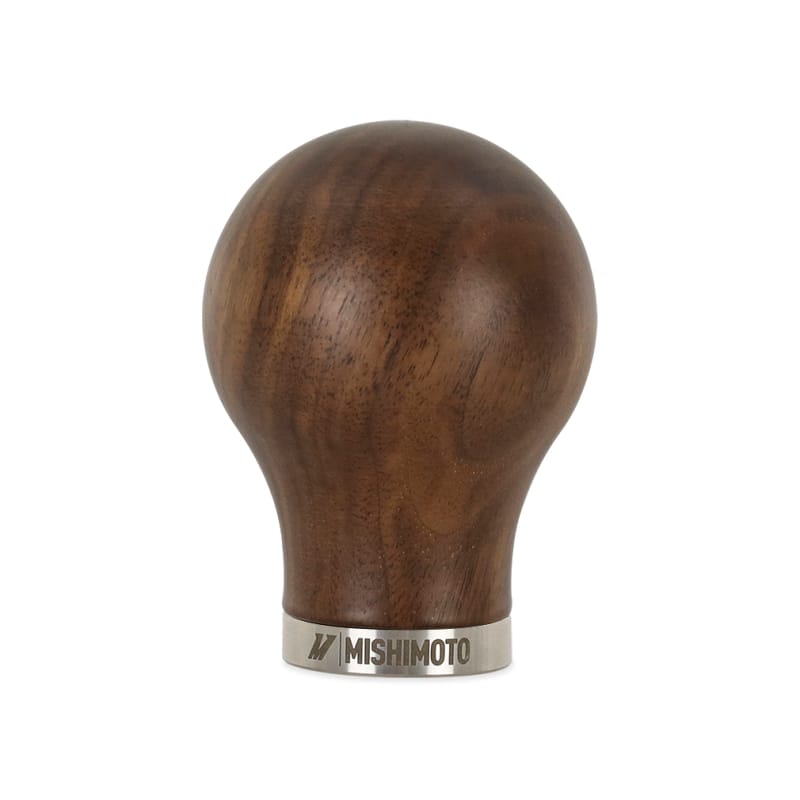 Mishimoto — Shift Knob, Walnut Wood, w/Steel Core