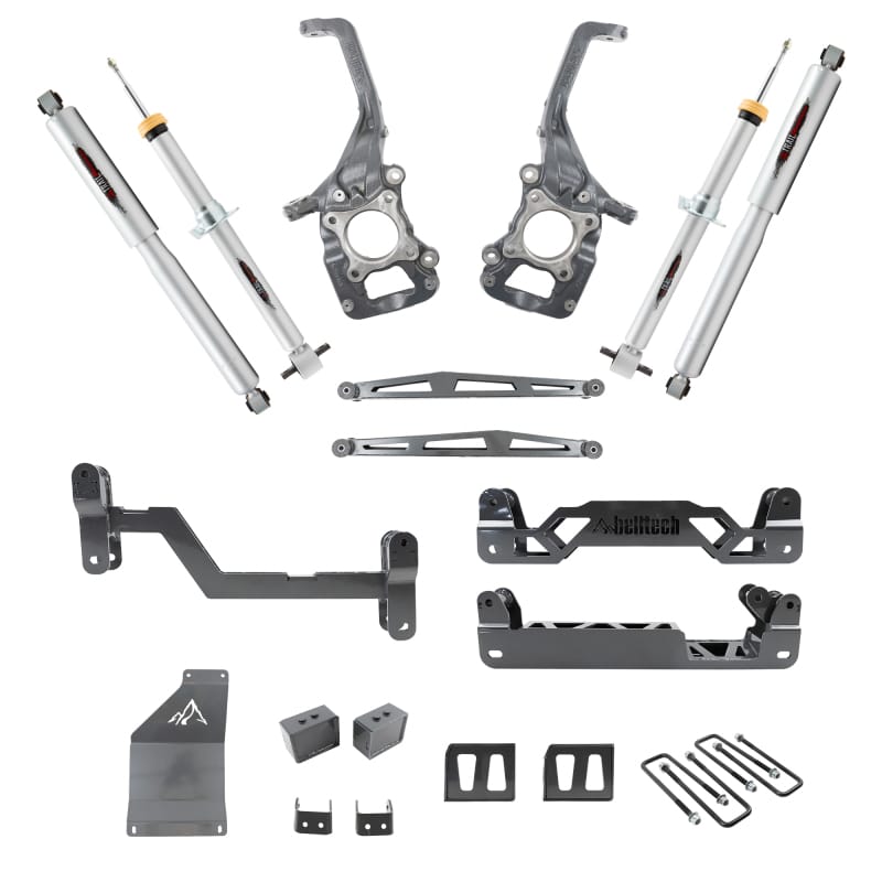 Belltech — 6-7 INCH LIFT KIT | FRONT AND REAR TRAIL PERFORMANCE STRUTS/SHOCKS - 152501TP
6"-7" Lift Kit Inc. Front and Rear Trail Performance Struts/Shocks