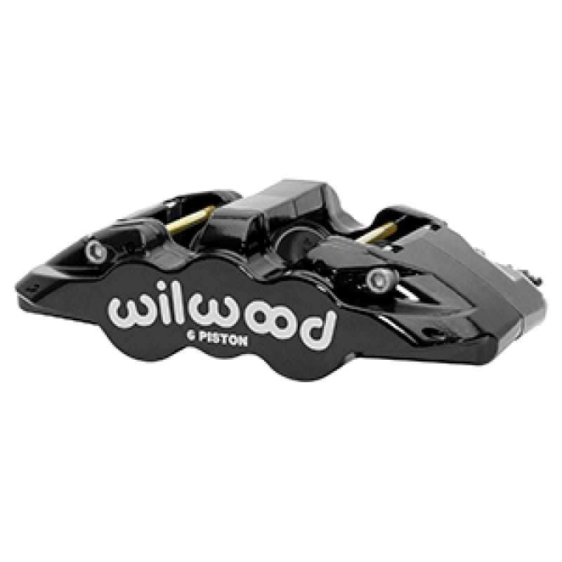 Wilwood — CALIPER,AERO6-DS,1.62/1.12/1.12,1.25 ROTOR,DUST SEAL,R/H,BLACK