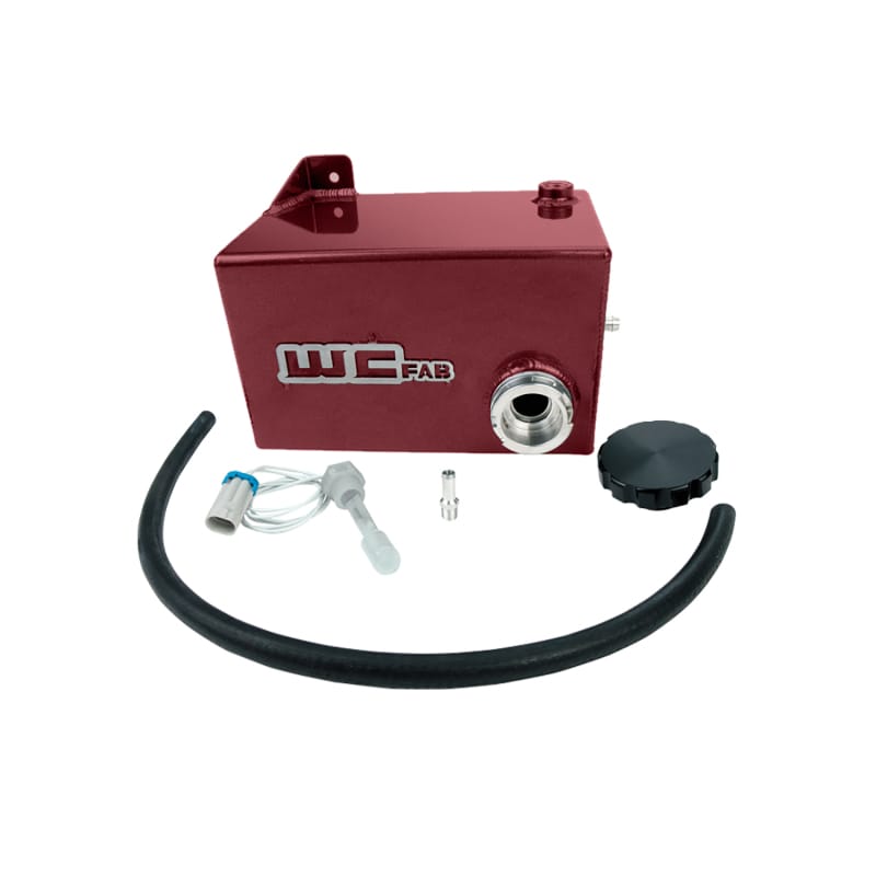 Wehrli — Coolant Tank, OEM Placement, for 01-07 Duramax LB7/LLY/LBZ, WCFab Red
