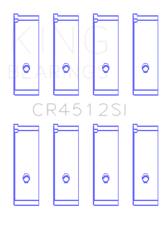King Engine Bearings — CONNECTING ROD BEARING SET For HONDA D17A1/2 1.7L 16V