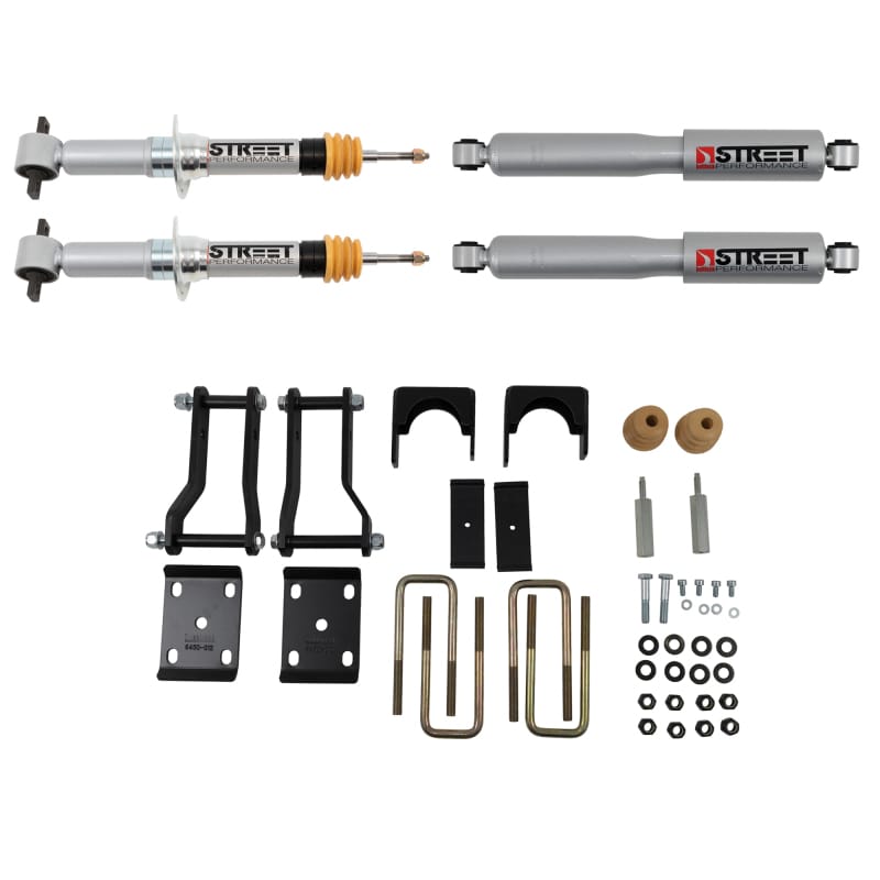 Belltech — Front And Rear Complete Kit W/ Street Performance Shocks
LOWERING KIT W/ STREET PERFORMANCE SHOCKS - 1044SP
