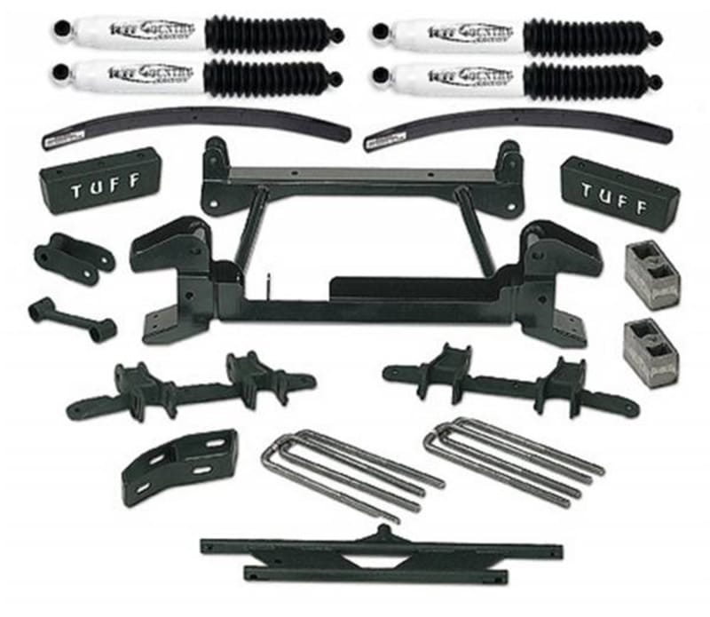 Tuff Country — 1992-1998 Chevy Suburban 2500 (8lug) 4x4-6in. Lift Kit by (fits models with stam