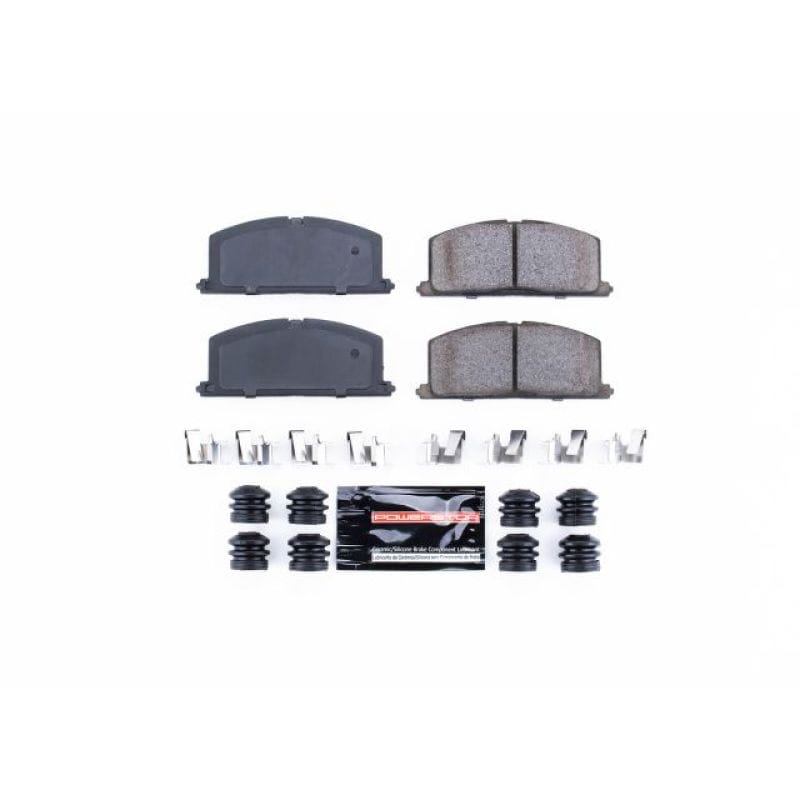 PowerStop — PowerStop - Z23 Daily Driver Carbon-Fiber Ceramic Brake Pads with Hardware Kit