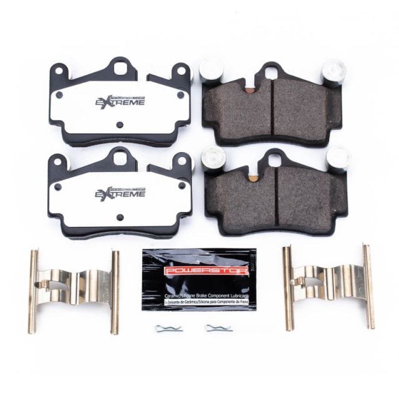 PowerStop — PowerStop - Z26 Performance Carbon-Fiber Ceramic Brake Pads with Hardware Kit