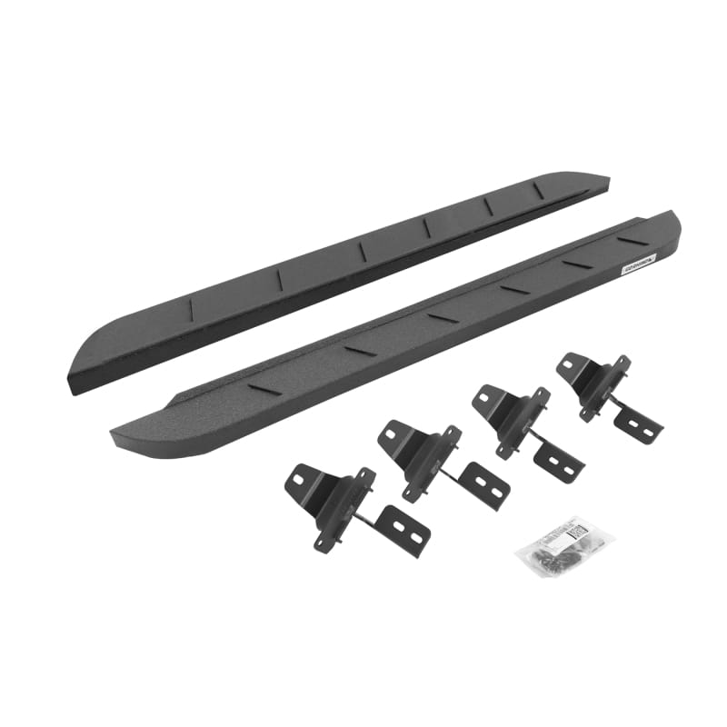 Go Rhino — RB10 Slim Line Running Boards with Mounting Brackets Kit