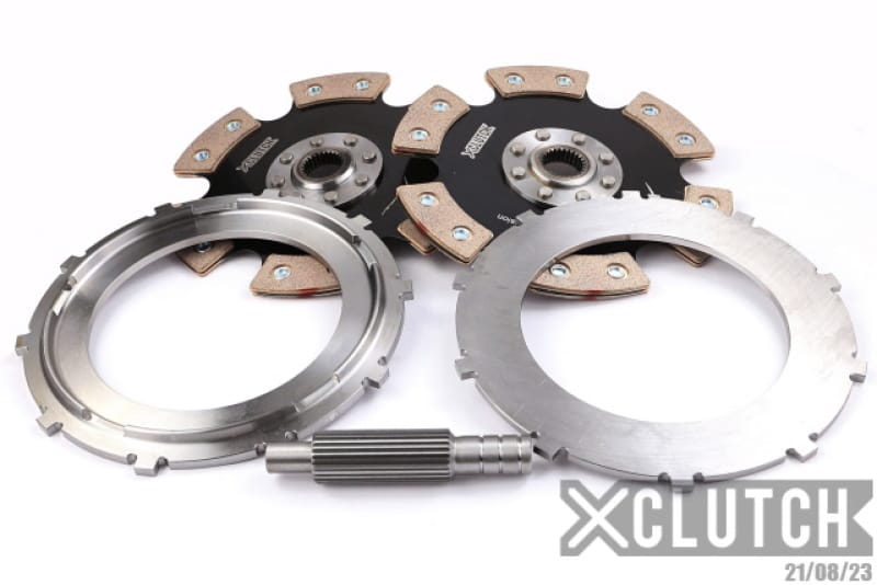 XCLUTCH — Clutch Kit Service Pack; 9" Twin Solid Ceramic Clutch Discs