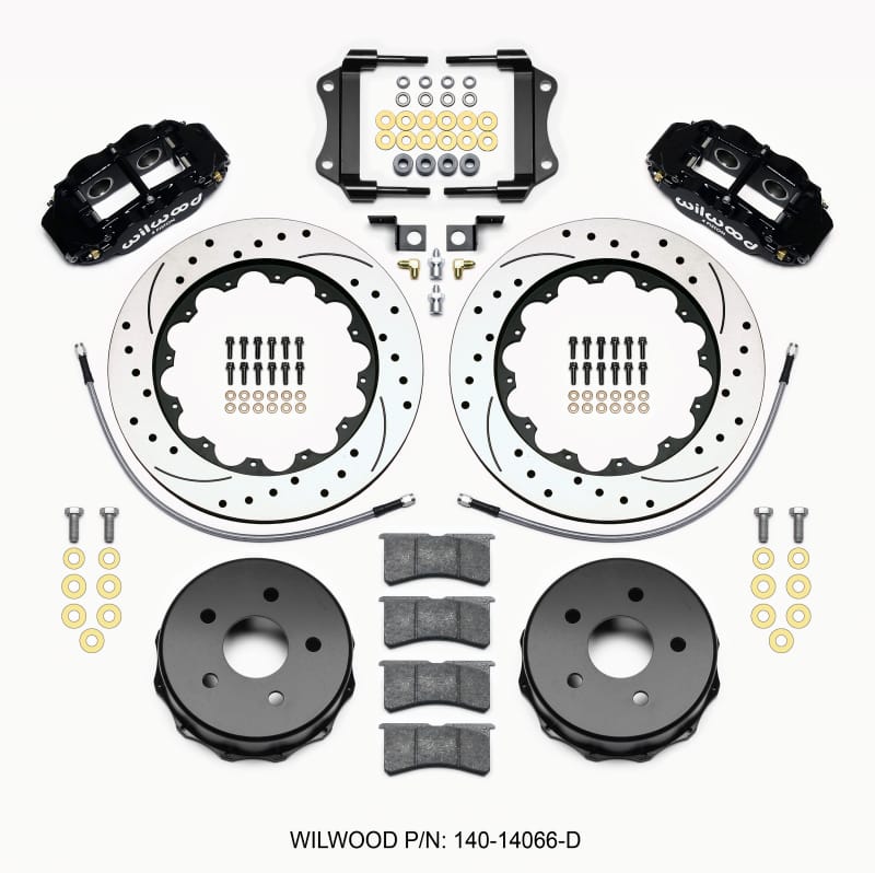 Wilwood — KIT,REAR,JEEP JK,07-18,FNSL4R,14.00 ROTOR,SRP,W/LINES