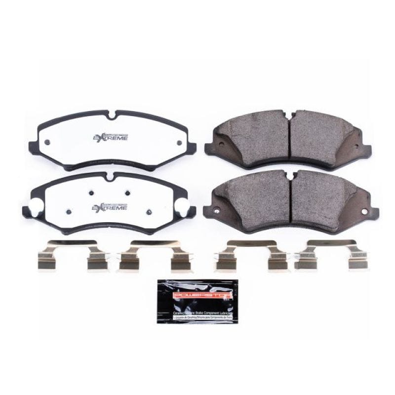 PowerStop — PowerStop - Z36 Truck and SUV Carbon-Fiber Ceramic Brake Pads with Hardware Kit