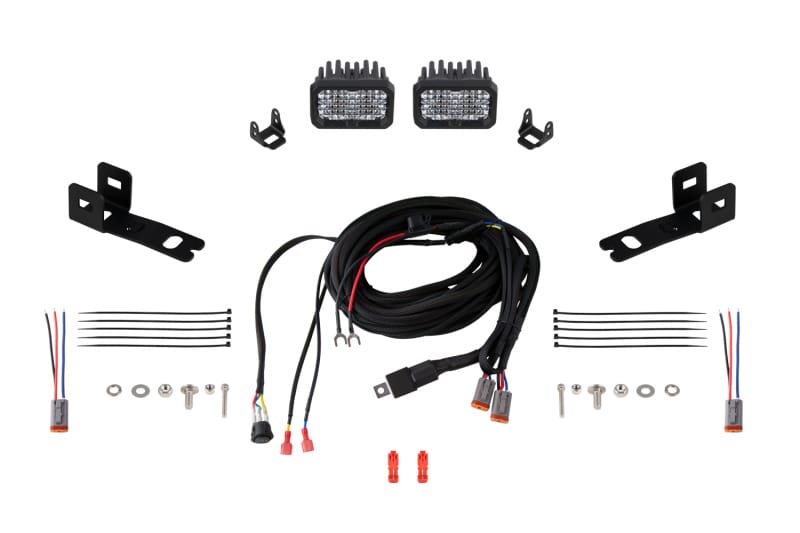 Diode Dynamics — Allows for flush installation of SSC1 LED pods in the rear bumper.
Allows you to mount two C2 2.0 pods underneath the rear bumper.