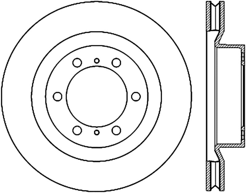 Stoptech — StopTech Sport Slotted Cryo Brake Rotor; Front Right