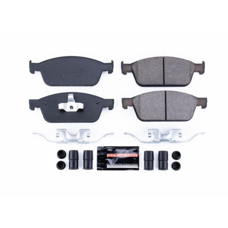 PowerStop — PowerStop - Z23 Daily Driver Carbon-Fiber Ceramic Brake Pads with Hardware Kit