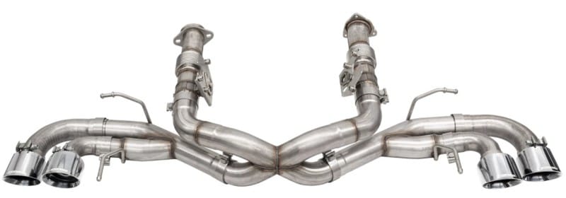 CORSA Performance — Corsa 20-25 Corvette C8 3in Xtreme Cat-Back Exhaust 4.5in Pol Quad Tips - Integrates stock AFM Valve
Exhaust