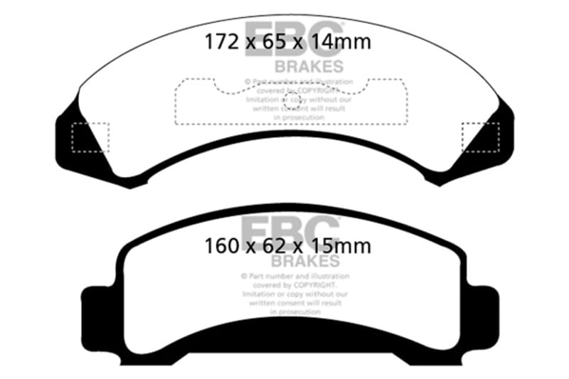 EBC — Ultimax OEM Replacement Brake Pads