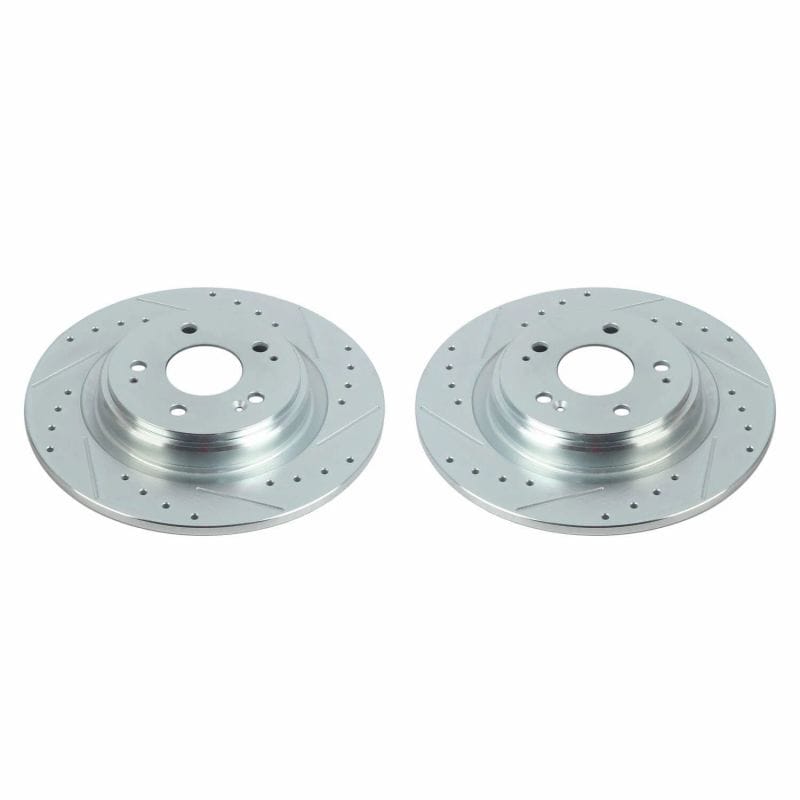 PowerStop — PowerStop Evolution Performance Drilled, Slotted & Plated Brake Rotor Pair