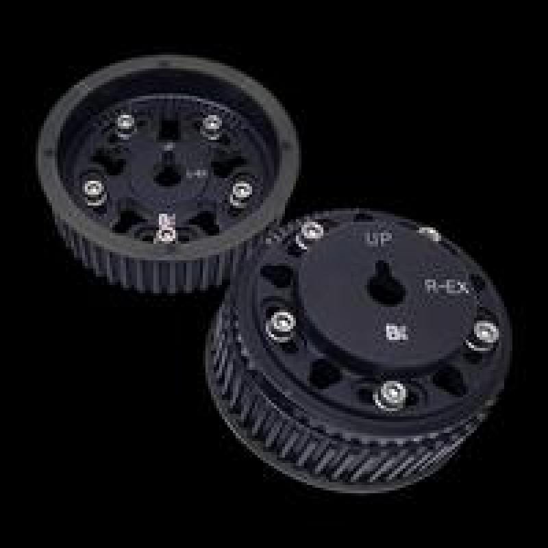 Brian Crower — Brian Crower Adjustable Cam Gears Black for Subaru EJ205/EJ257 (set of 2)-exhaust side only