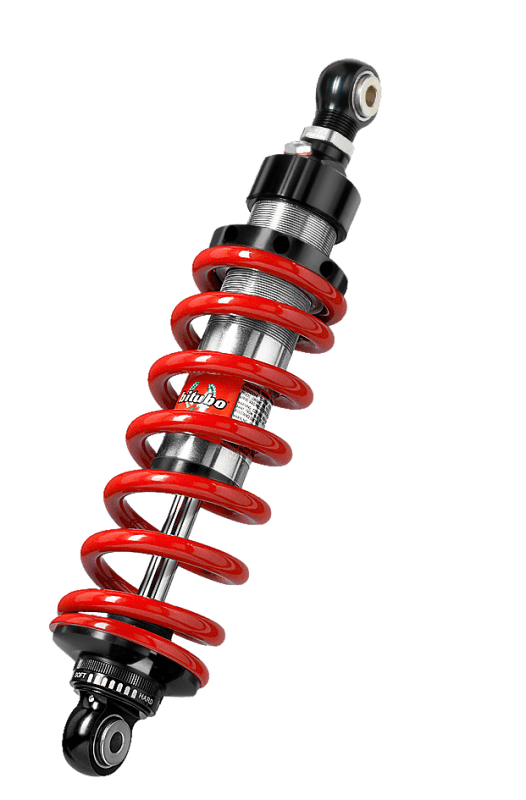 Bitubo Suspension — Bitubo XZE1 Monoshocks Adjustable: Spring Preload, Rebound, Length, Red Spring