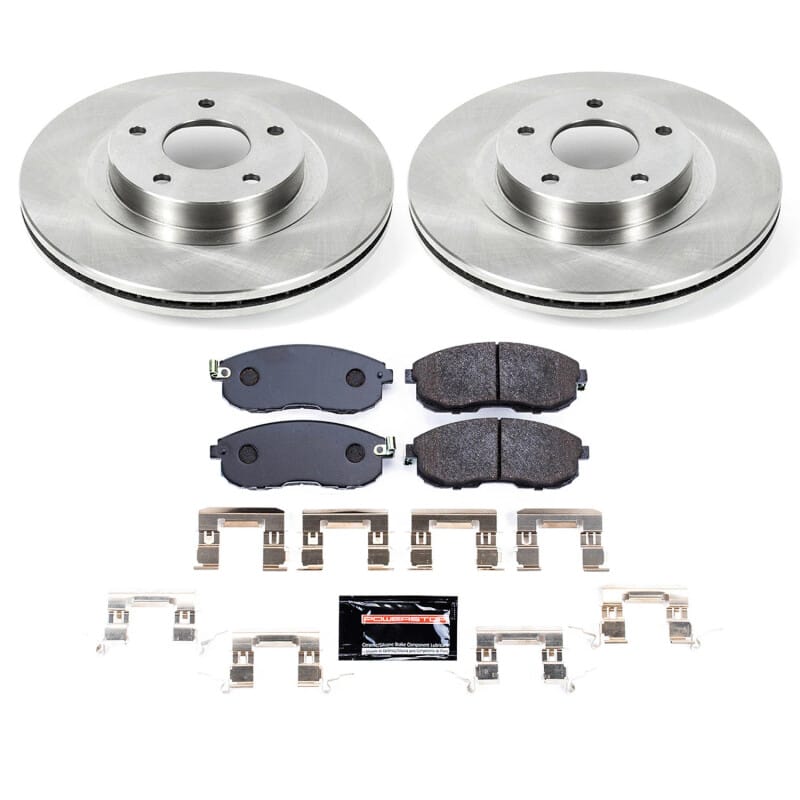 PowerStop — Track Day High-Performance Brake Pad and Rotor Kit