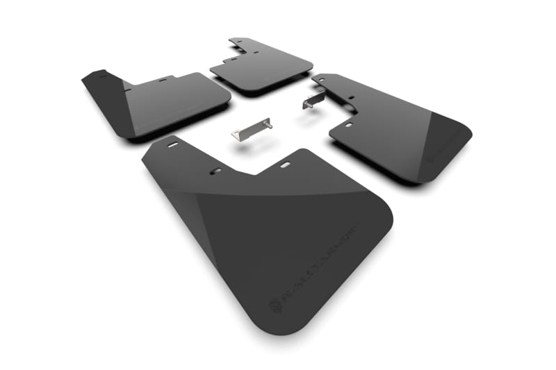Rally Armor — Black Mud Flap/Metallic Black Logo