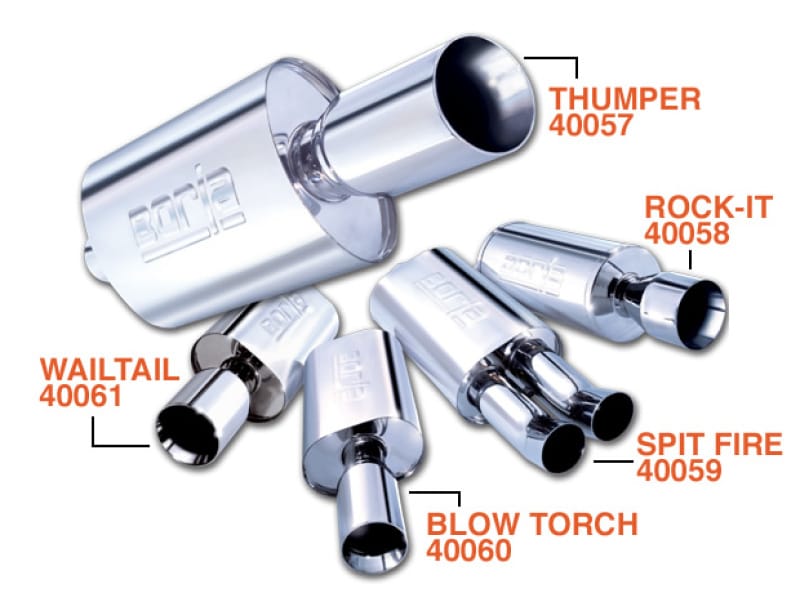 Borla — BorlaÂ® Boomers Wailtail Muffler
Boomers Muffler