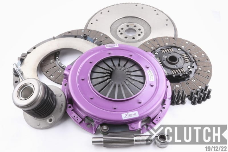 XCLUTCH — Clutch Kit Inc Flywheel + HRB; 10  1/2" Twin Sprung Organic Discs