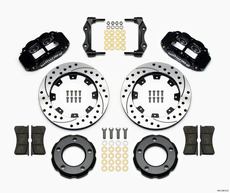 Wilwood — KIT,FRONT JEEP WRANGLER CJ 82-86,12.19x 1.10 ROTOR,VENTED,DRILLED