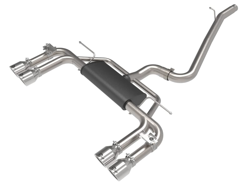 aFe — MACH Force-Xp 3 IN to 2-1/2 IN Stainless Steel Cat-Back Exhaust System Polishe