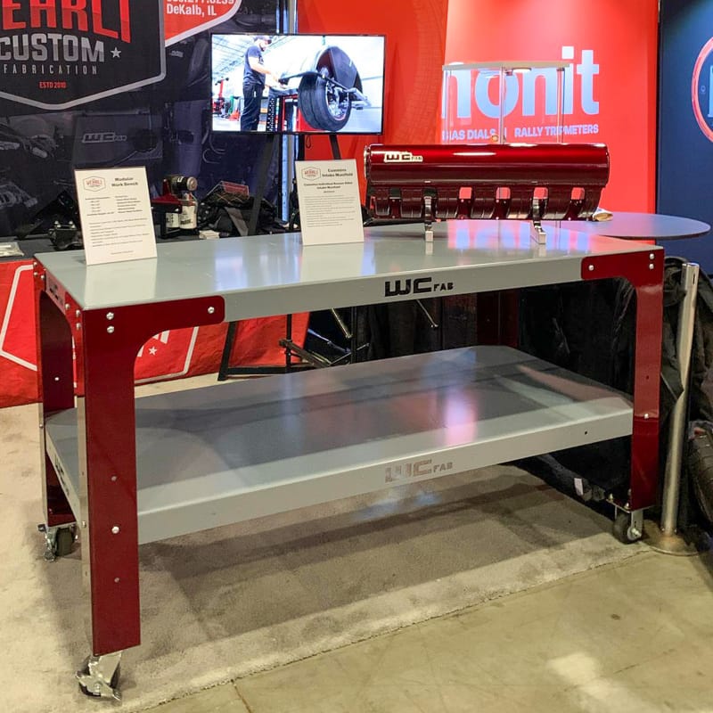 Wehrli — Modular Steel Work Bench Top/Shelf Kit, 32" x 72" x .120" Thick, BOTH Grey