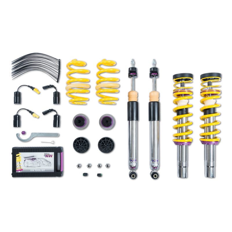 KW — Height Adjustable Coilovers with Independent Compression and Rebound Technology
KW COILOVER KIT V3 BUNDLE - 352100CJ