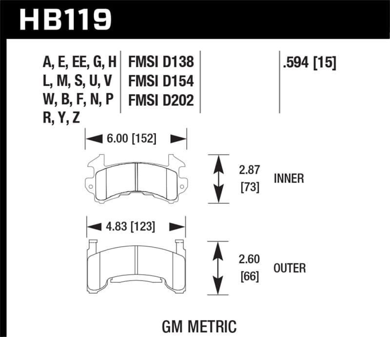 Hawk Performance — DTC-50 Disc Brake Pad