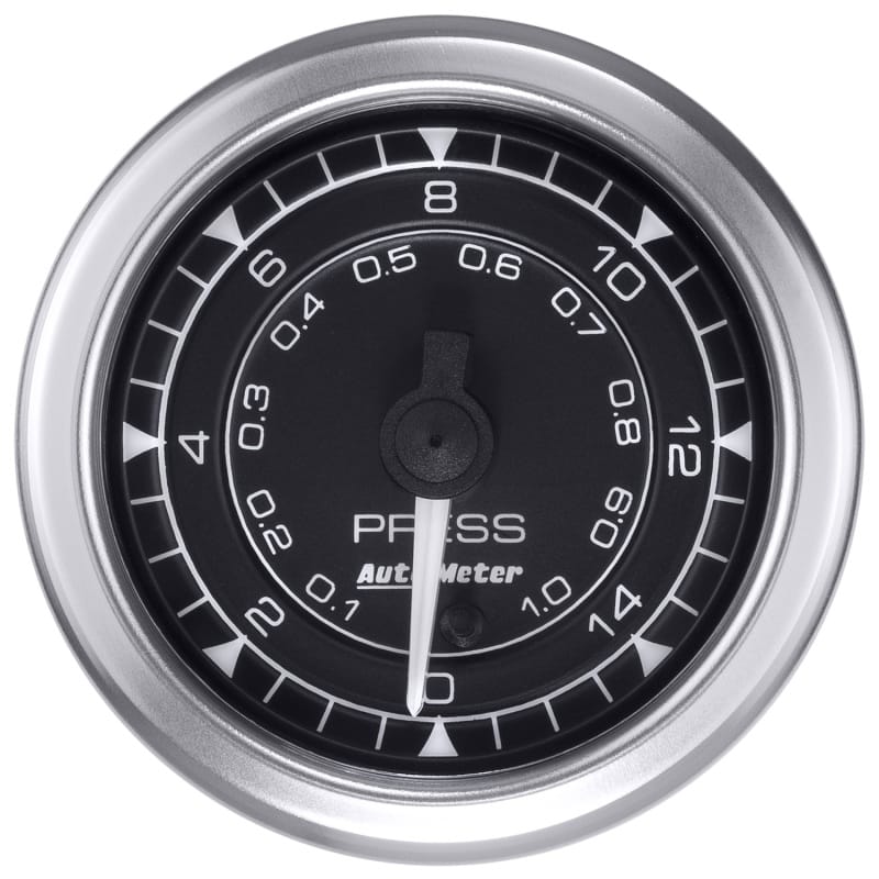 AutoMeter — GAUGE, PRESSURE, 2 1/16", 15PSI, DIGITAL STEPPER MOTOR, CHRONO