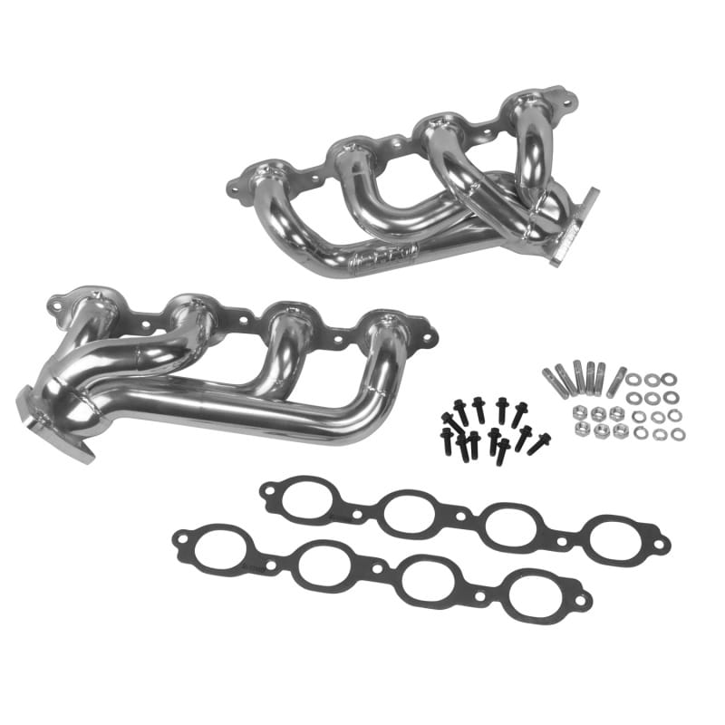 BBK — 2014-18 Chevy GM Truck 5.3L 6.2L 1-3/4 Shorty Headers (POLISHED SILVER CERAMIC)
Shorty Tuned Length Exhaust Header Kit