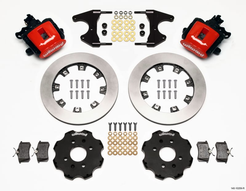Wilwood — KIT,REAR,CPB,CIVIC,DRUM,2.46 HUB OFFSET 12.19 ROTOR,RED