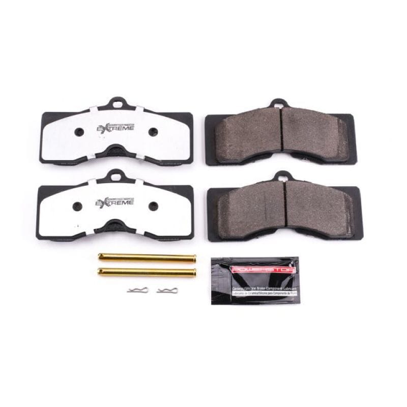 PowerStop — PowerStop - Z26 Performance Carbon-Fiber Ceramic Brake Pads with Hardware Kit