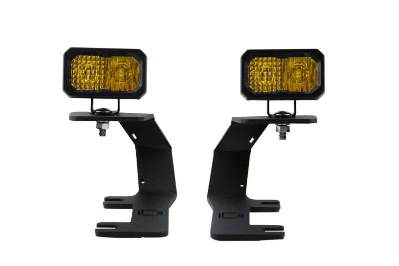 Diode Dynamics — Allows you to mount two Stage Series 2in LED Pods above the hood.
Allows you to mount two C2 2.0in LED Pods above the hood.