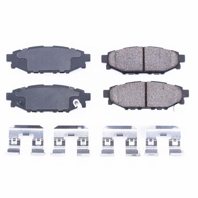 PowerStop — PowerStop - Z17 Low-Dust Ceramic Brake Pads with Hardware