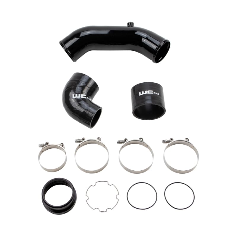 Wehrli — Wehrli 2017+ Ford 6.7L Power Stroke 3.5in Cold Side Intercooler Pipe - Gloss Black
IC Pipe 17-25 PS GB