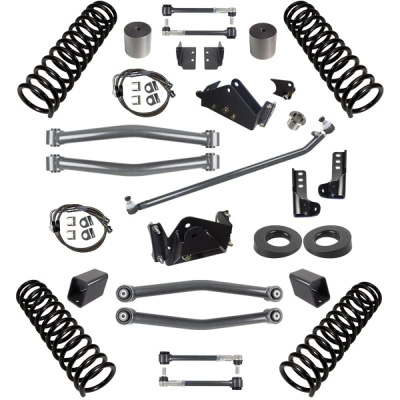 Synergy Mfg — Synergy 07-18 Jeep Wrangler JKU 4 DR 3.0in Lift Stage 2 Suspension System