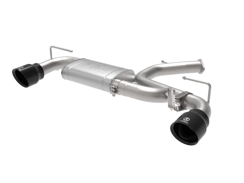 aFe — Takeda 3 IN 304 Stainless Steel Axle-Back Exhaust w/ Black Tips