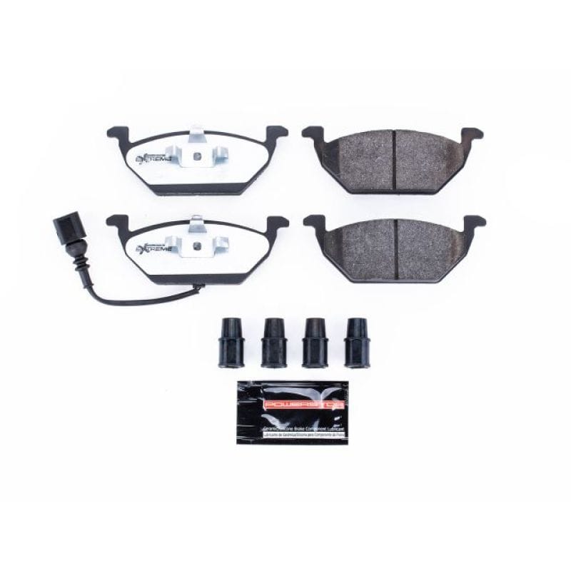 PowerStop — PowerStop - Z26 Performance Carbon-Fiber Ceramic Brake Pads with Hardware Kit
