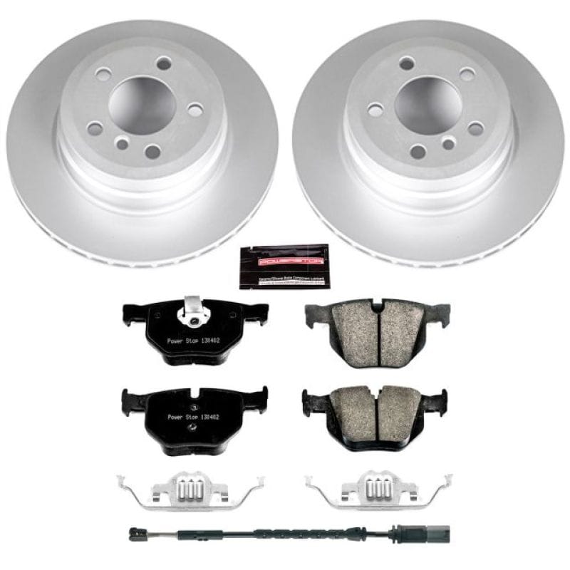 PowerStop — Genuine Geomet Coated Rotor and Carbon-Fiber Ceramic Brake Pad Kit